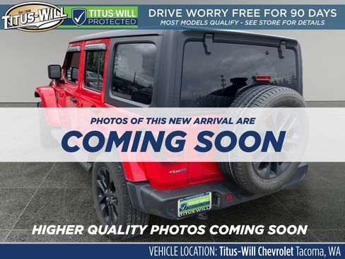Used 2021 Jeep Wrangler Unlimited Sahara w/ Safety Group AWD/4WD image 3