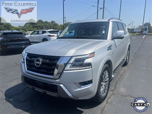Used 2021 Nissan Armada SL w/ Captain's Chairs Package image 1