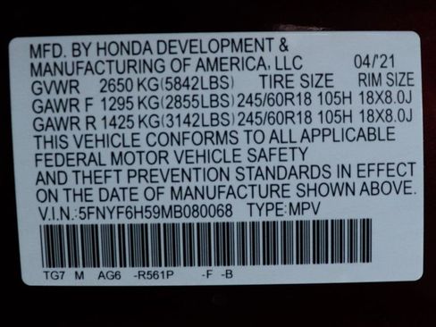 Used 2021 Honda Pilot EX-L image 60