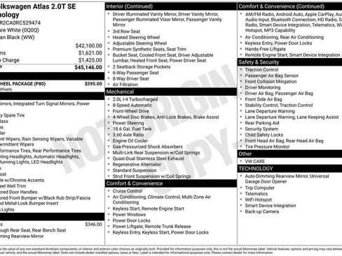 Used 2024 Volkswagen Atlas SE FWD image 8