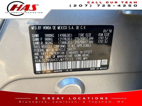 Used 2018 Honda HR-V LX image 14