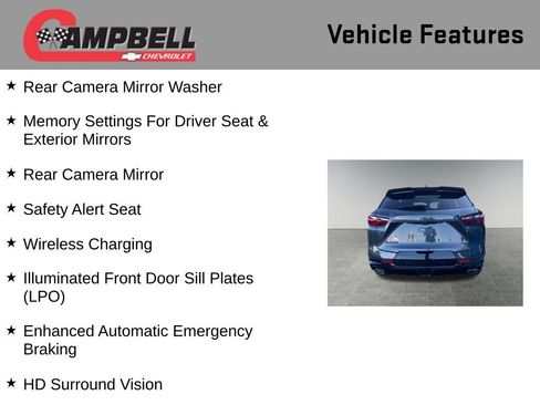 Used 2021 Chevrolet Blazer RS w/ Enhanced Convenience Package image 21