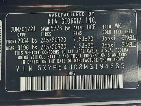 Used 2021 Kia Telluride SX w/ Towing Package image 36