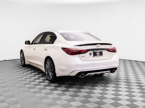 Used 2023 INFINITI Q50 Red Sport 400 w/ Carbon Fiber Package AWD/4WD image 3