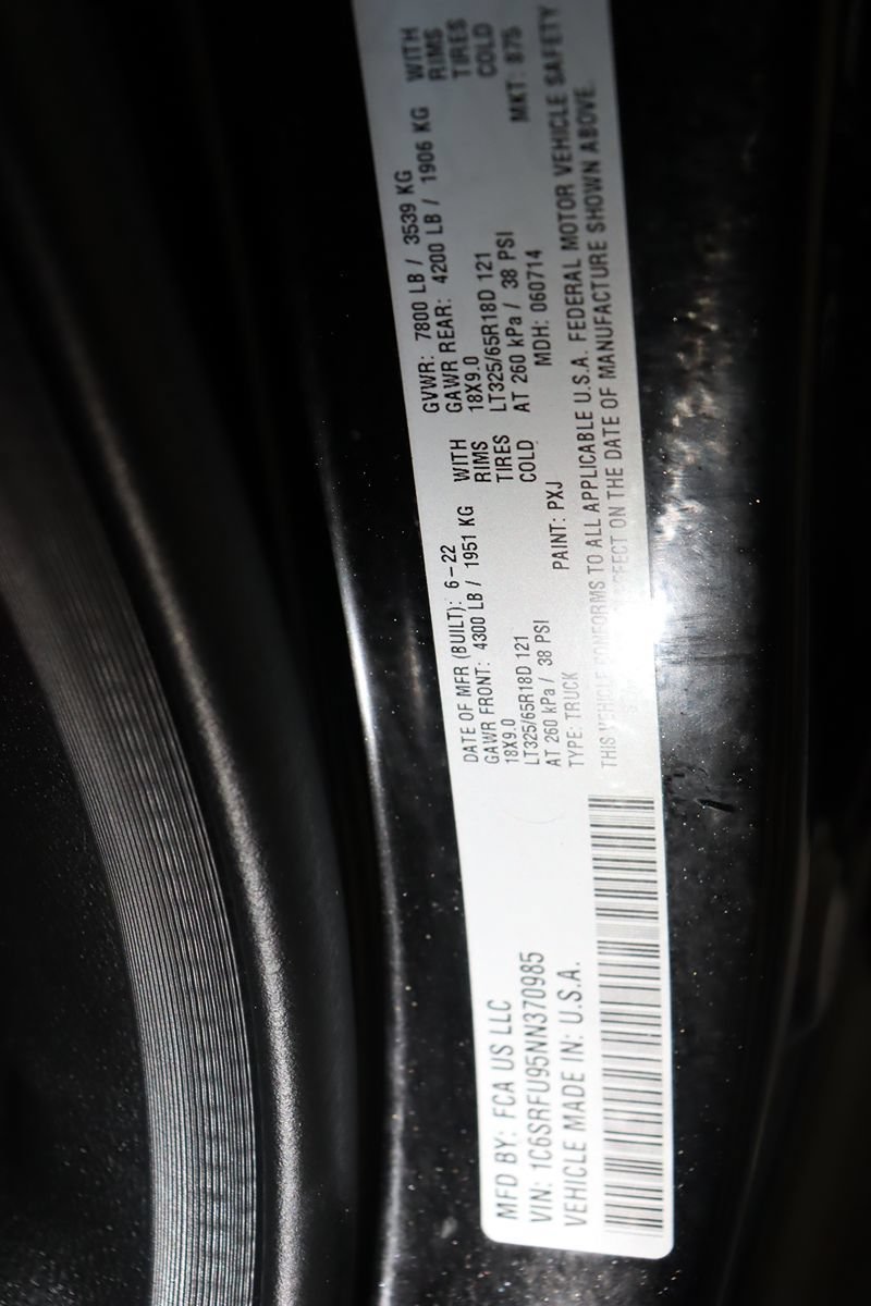 Used 2022 RAM 1500 TRX AWD/4WD image 78