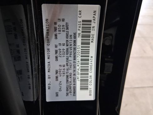 Certified 2024 MAZDA MAZDA3 s FWD image 27