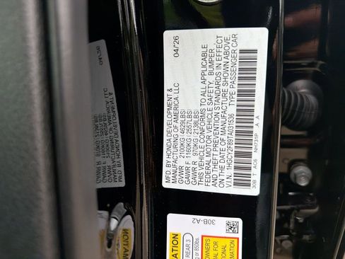 New 2026 Honda Accord Touring image 28