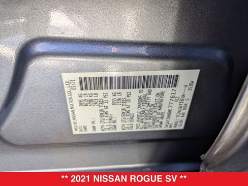 Certified 2021 Nissan Rogue SV image 39