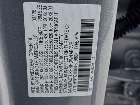 New 2026 Honda Pilot Black Edition image 44