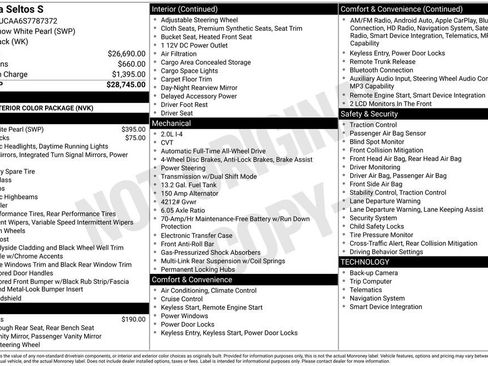New 2025 Kia Seltos S AWD/4WD image 6