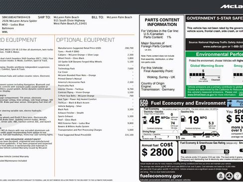 New 2026 McLaren Artura Spider image 30