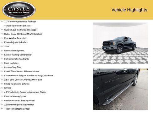 Used 2018 Ford F150 XLT w/ Equipment Group 302A Luxury AWD/4WD image 7