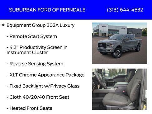 Used 2018 Ford F150 XLT w/ Equipment Group 302A Luxury image 9