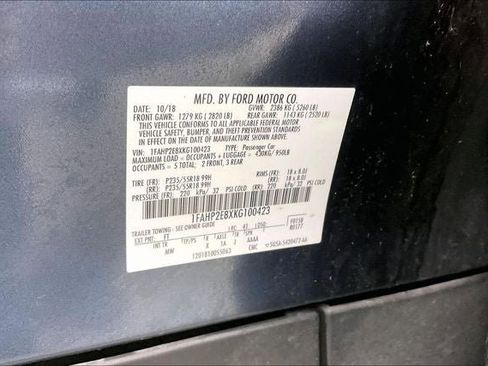 Used 2019 Ford Taurus SEL FWD image 32
