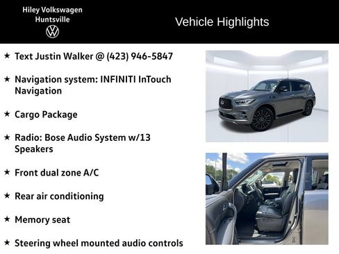 Used 2021 INFINITI QX80 Premium Select w/ Cargo Package RWD image 6