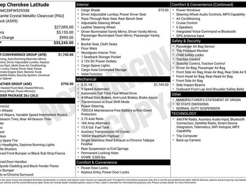 Used 2015 Jeep Cherokee Latitude w/ Comfort/Convenience Group image 3