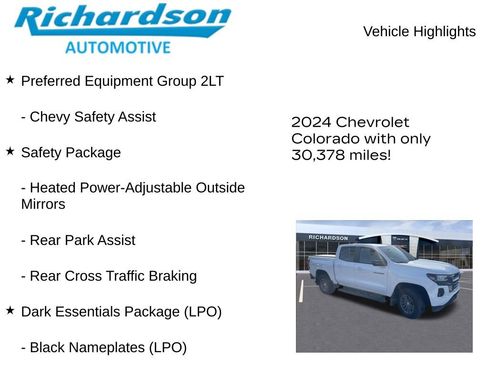 Used 2024 Chevrolet Colorado LT w/ LT Convenience Package II image 12