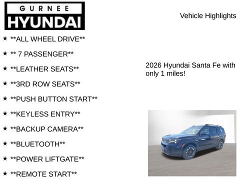 New 2026 Hyundai Santa Fe SEL image 9