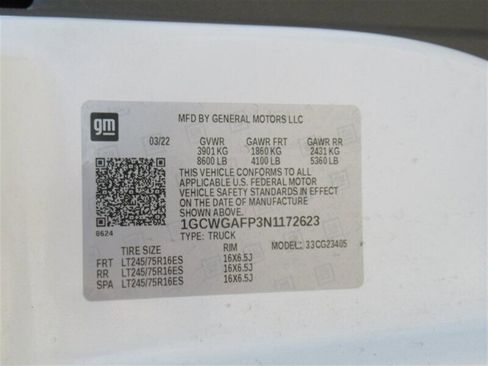 Used 2022 Chevrolet Express 2500 2500 w/ Driver Convenience Package image 7