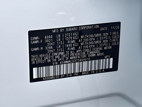 New 2026 Subaru Ascent Bronze Edition image 33