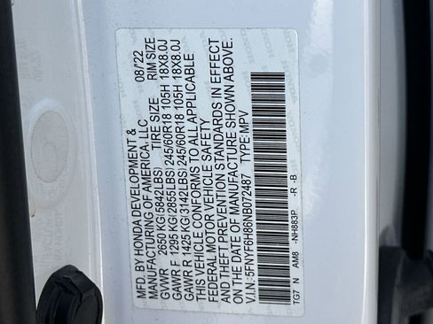 Certified 2022 Honda Pilot TrailSport image 30