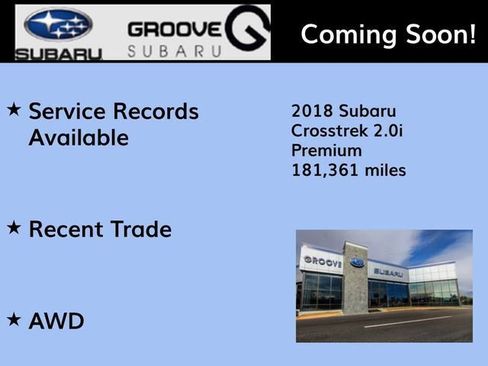 Used 2018 Subaru Crosstrek 2.0i Premium w/ Eyesight System AWD/4WD image 2