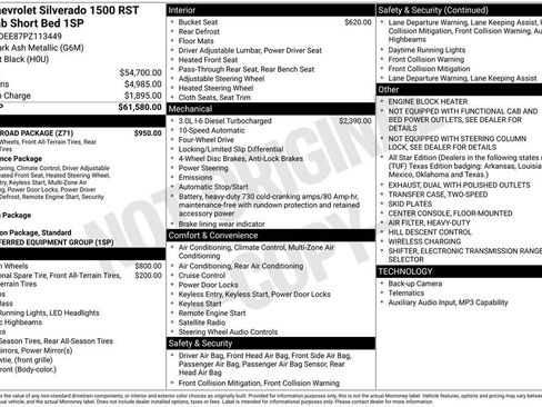 Used 2023 Chevrolet Silverado 1500 RST w/ Z71 Off-Road Package AWD/4WD image 29