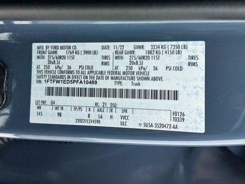 Used 2023 Ford F150 Platinum w/ Equipment Group 701A High image 36