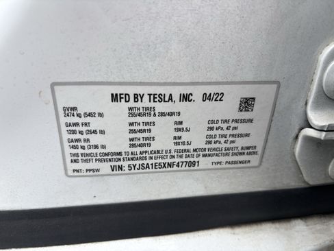 Used 2022 Tesla Model S AWD/4WD image 36