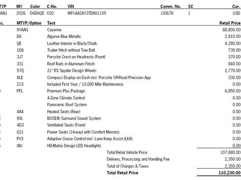 New 2026 Porsche Cayenne image 40
