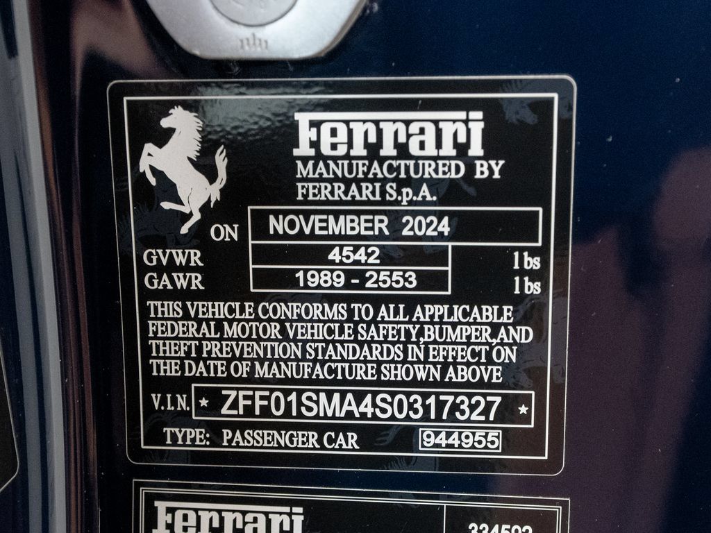 Certified 2025 Ferrari 296 GTS RWD image 13