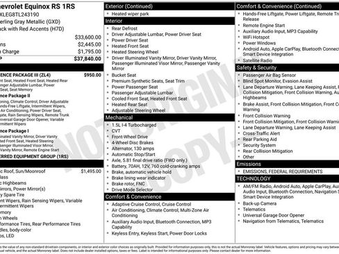 New 2026 Chevrolet Equinox RS w/ Convenience Package III image 26