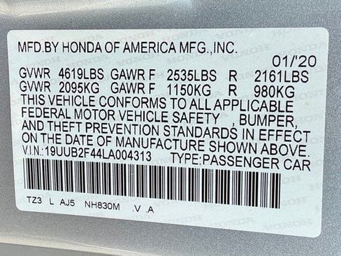 Used 2020 Acura TLX V6 w/ Technology Package image 33