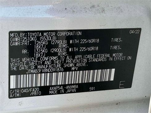 Used 2022 Toyota RAV4 SE image 19