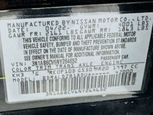 Used 2022 Nissan Sentra SV image 38