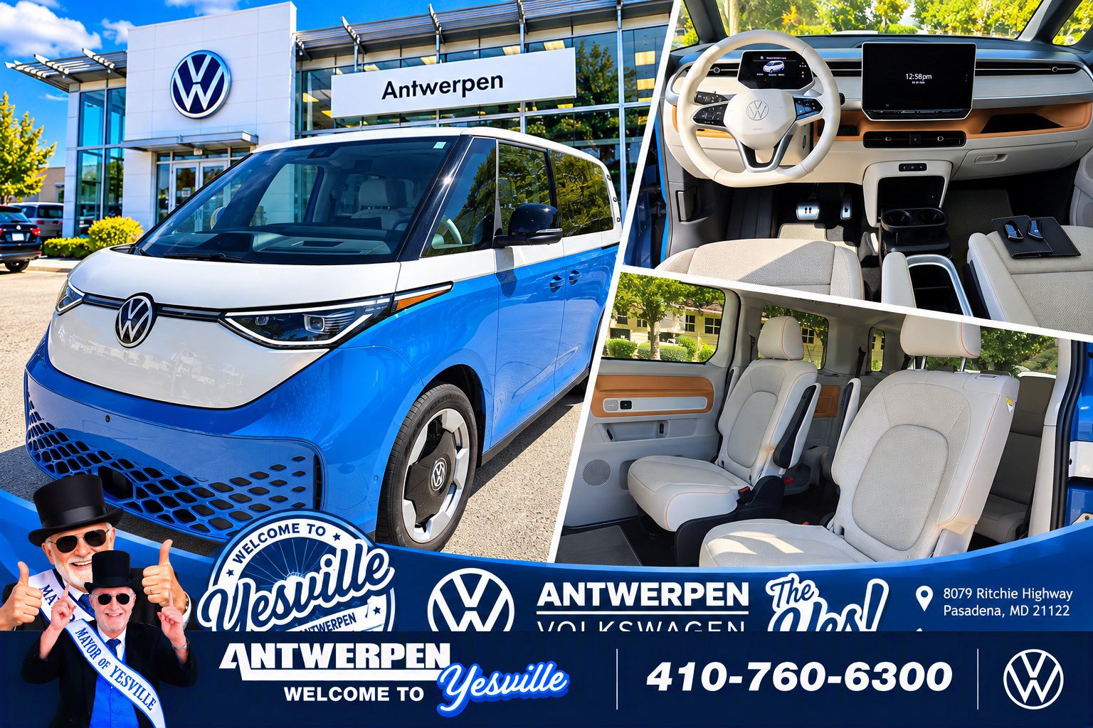 Used 2025 Volkswagen ID. Buzz Pro S Plus AWD/4WD image 1