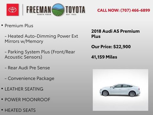 Used 2018 Audi A5 2.0T Premium Plus w/ Premium Plus image 10