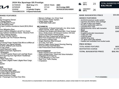 Used 2024 Kia Sportage SX AWD/4WD image 3