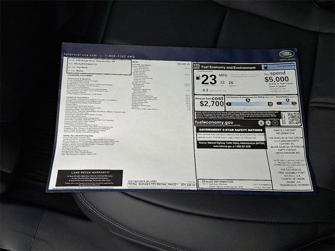 New 2026 Land Rover Range Rover Velar Dynamic SE image 24