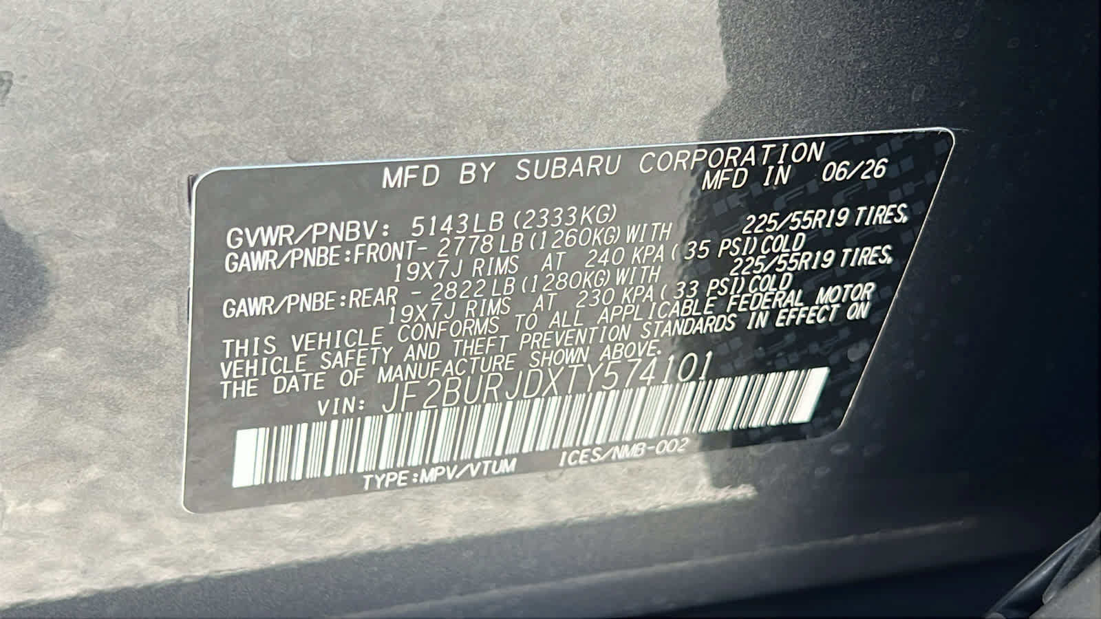 New 2026 Subaru Outback Touring XT AWD/4WD image 30