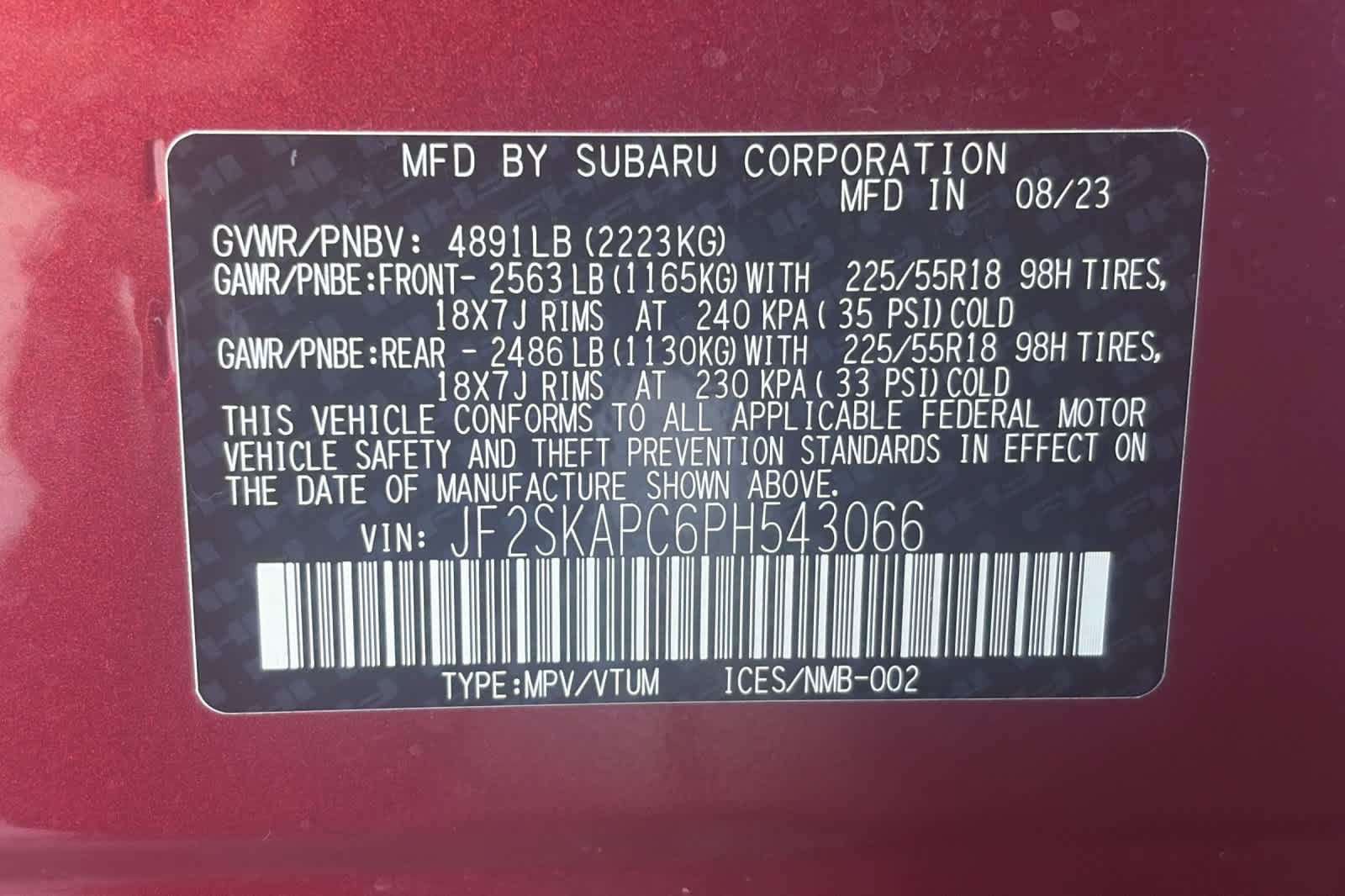 Used 2023 Subaru Forester Limited w/ Popular Package #2 AWD/4WD image 33