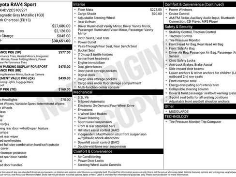 Used 2012 Toyota RAV4 Sport w/ Appearance Pkg image 9