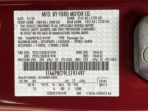 Used 2020 Ford Mustang GT image 34