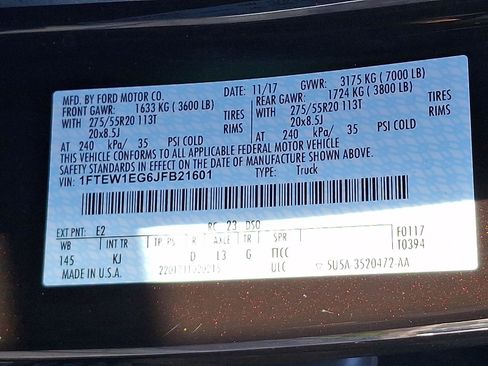 Used 2018 Ford F150 King Ranch w/ Equipment Group 601A Luxury image 28