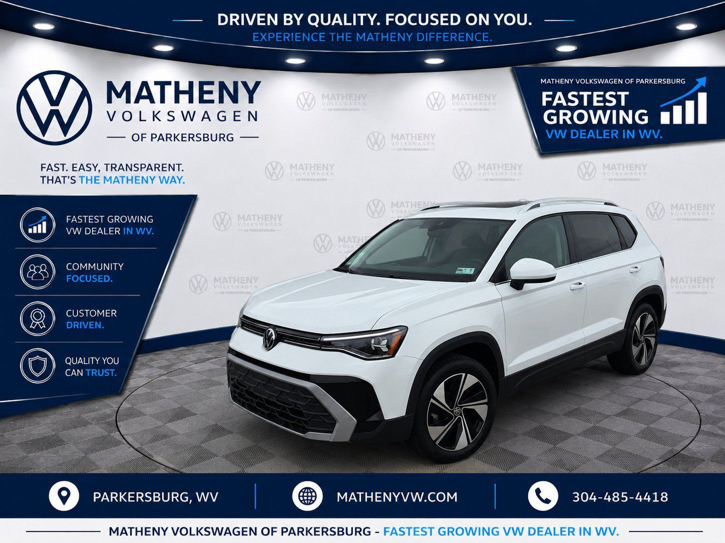 Used 2026 Volkswagen Taos SE AWD/4WD image 1