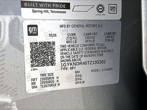 New 2026 Cadillac XT5 Premium Luxury w/ LPO, Floor Liner Package image 13