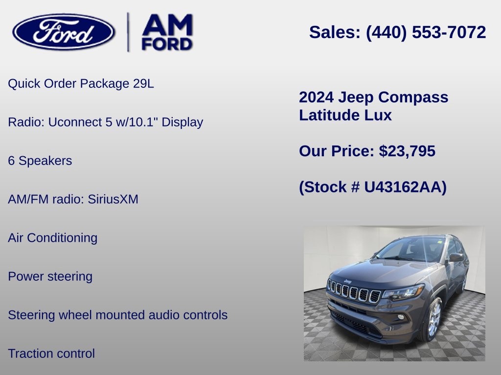 Used 2024 Jeep Compass Latitude AWD/4WD image 6