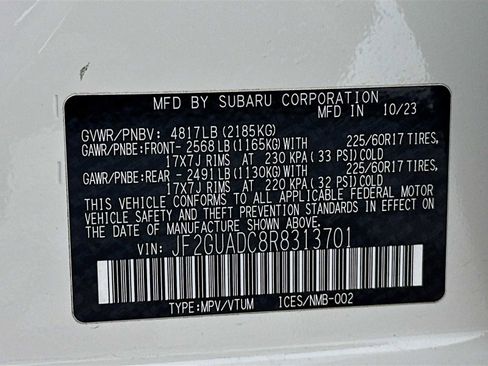 Certified 2024 Subaru Crosstrek 2.0i Premium image 28