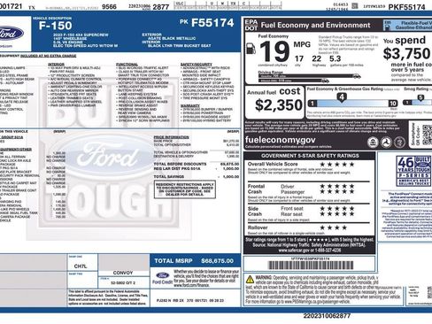 Used 2023 Ford F150 Lariat w/ Trailer Tow Package AWD/4WD image 27