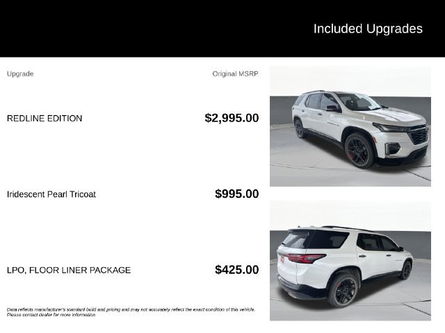 Used 2023 Chevrolet Traverse Premier w/ Redline Edition FWD image 9